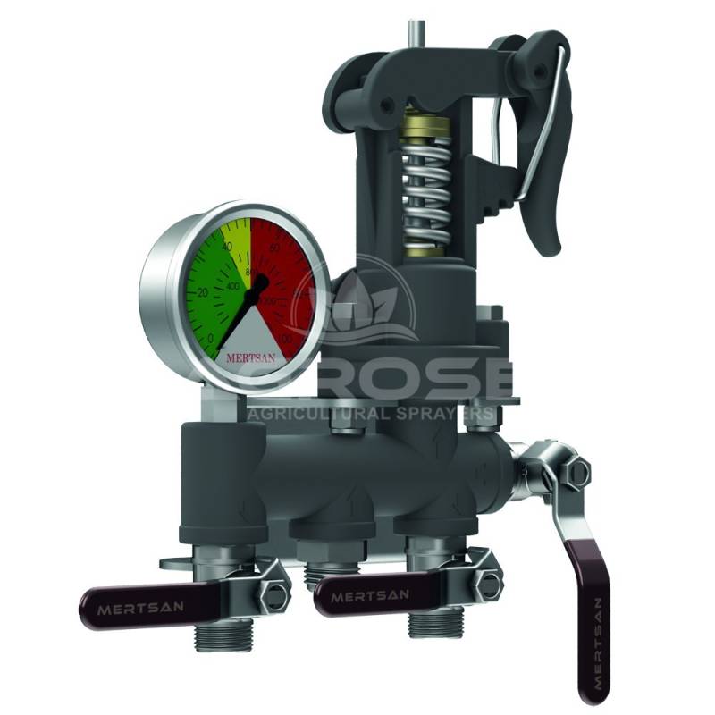 Χειριστήριο ψεκαστικού με ελατήριο 3 παροχών