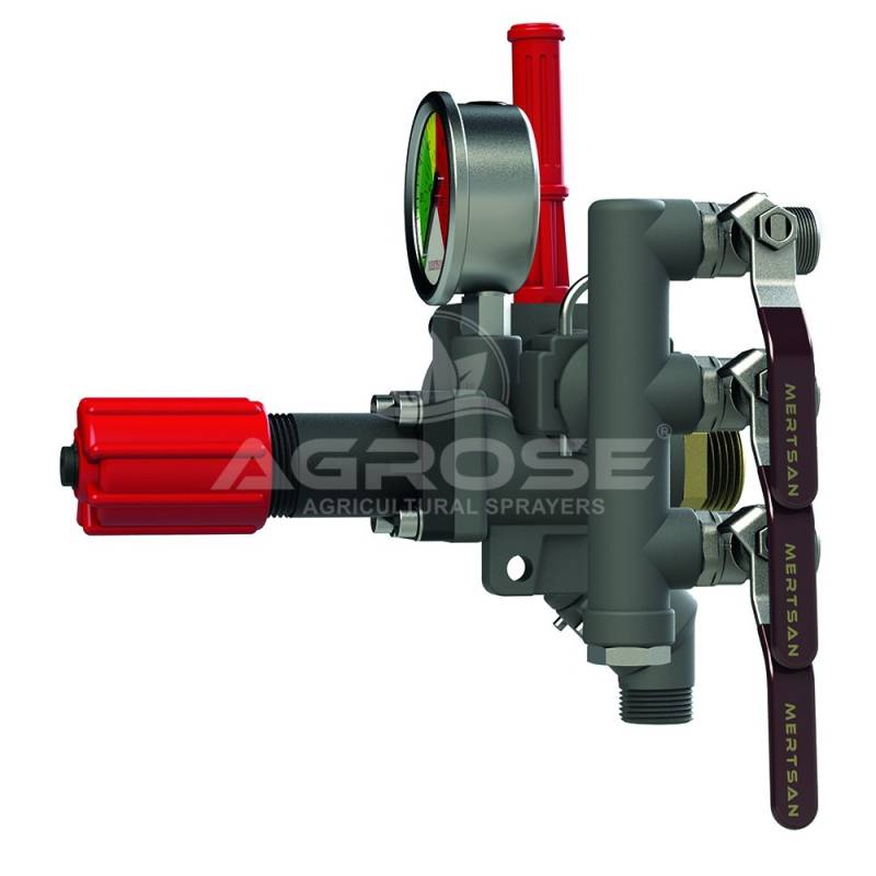 Χειριστήριο ψεκαστικού βιδωτό 3 παροχών