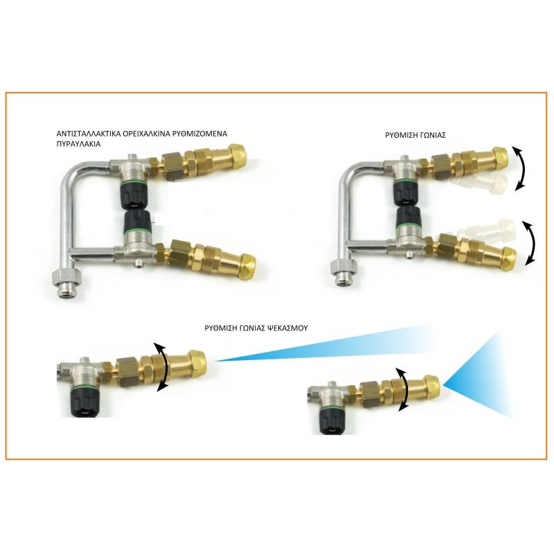 Σύστημα ψεκασμού ELEKTROJET διπλό